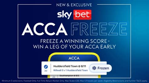 AccaFreeze: Freeze a winning score and win a leg of your acca .